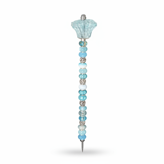 Fairy Garden Suncatcher Stakes | Pressed Glass Blue