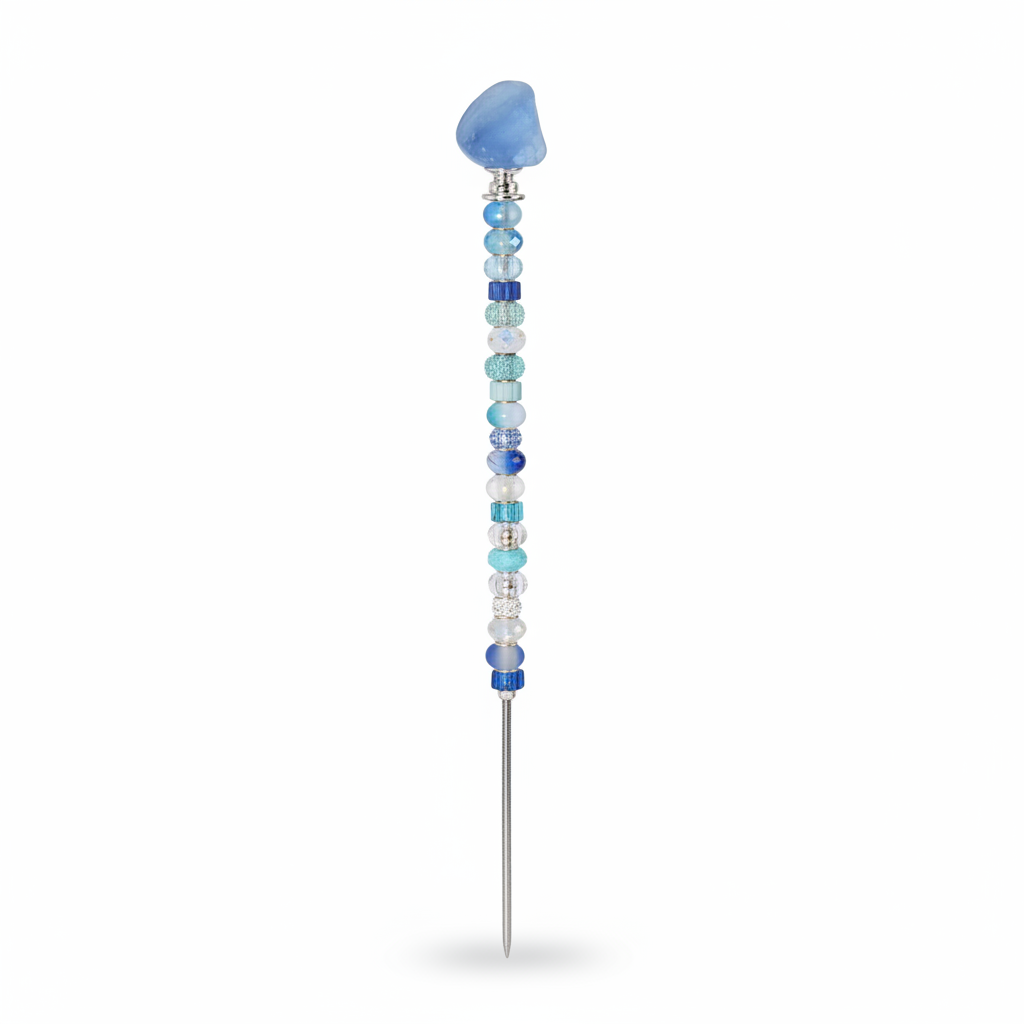 Fairy Garden Suncatcher Stakes | Beach Glass Medium Blue