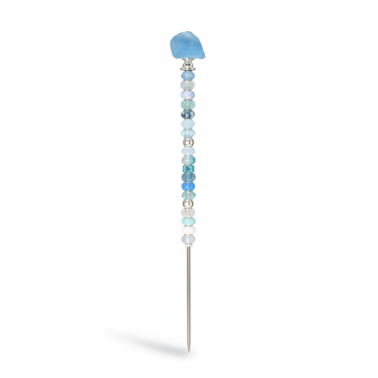Fairy Garden Suncatcher Stakes | Beach Glass Blue