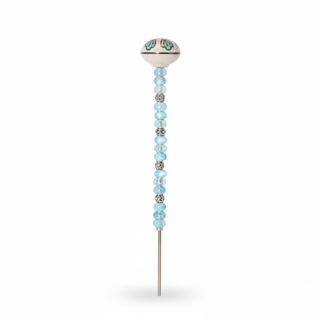 Fairy Garden Suncatcher Stakes | Ceramic Smooth Blue