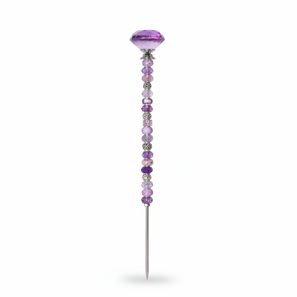 Fairy Garden Suncatcher Stakes | Giant Diamond Purple