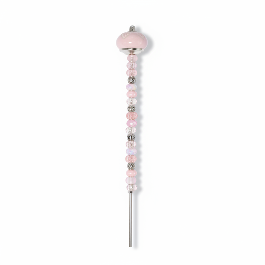 Fairy Garden Suncatcher Stakes | Ceramic Round Pink