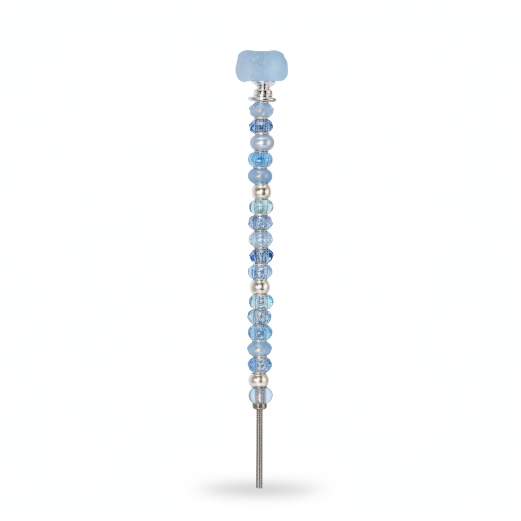 Fairy Garden Suncatcher Stakes | Beach Glass Light Blue