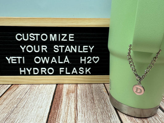 Letter Charm Stanley Accessory Water