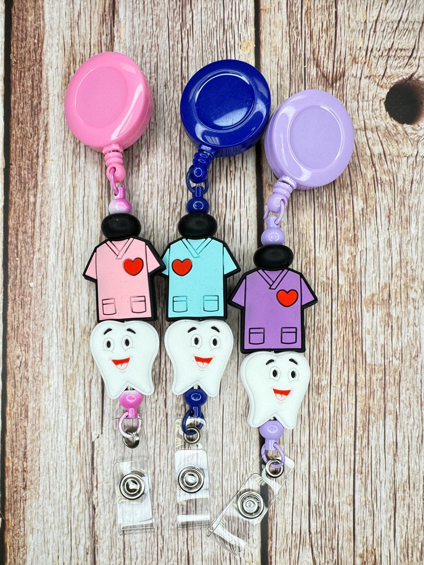Badge Reels for Dental Professionals – Smile in Style!  perfect for dental students and assistants or hygienists too