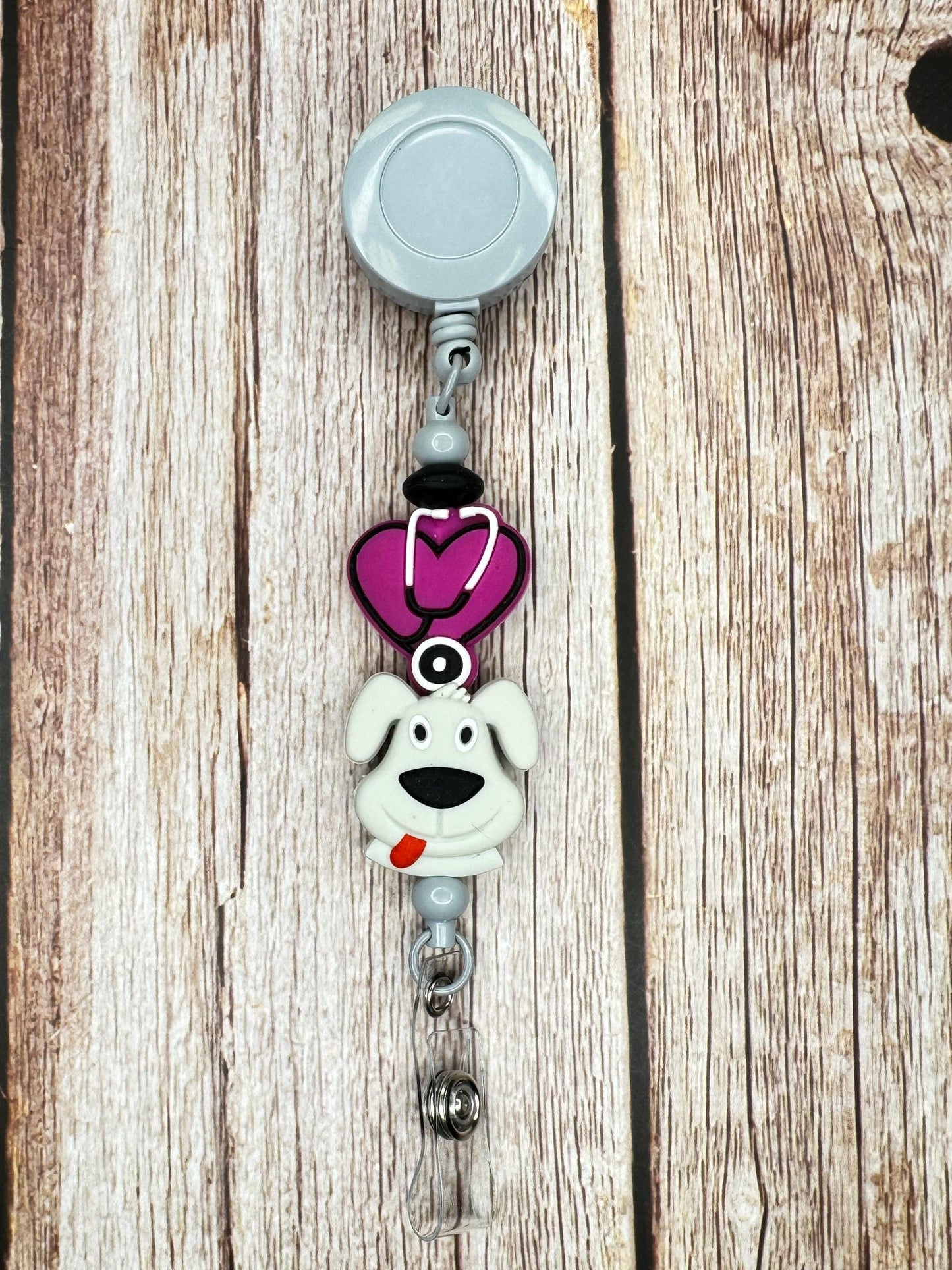 Badge Reels for Vet Services – Made for Animal Heroes!  Great gift for Vet, Vet Tech or Animal Services Employees