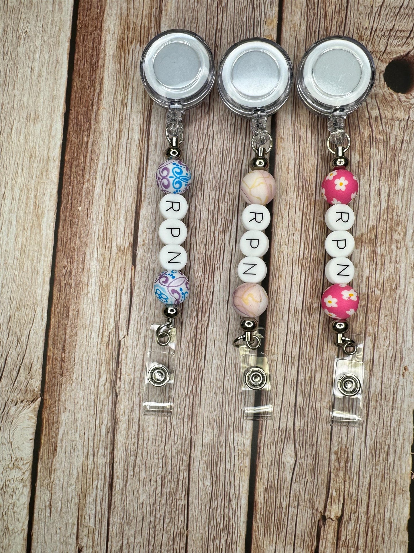 RPN Badge Reels for Nurses – Stylish, Functional, and Made for Everyday Heroes! Gift for Nurses