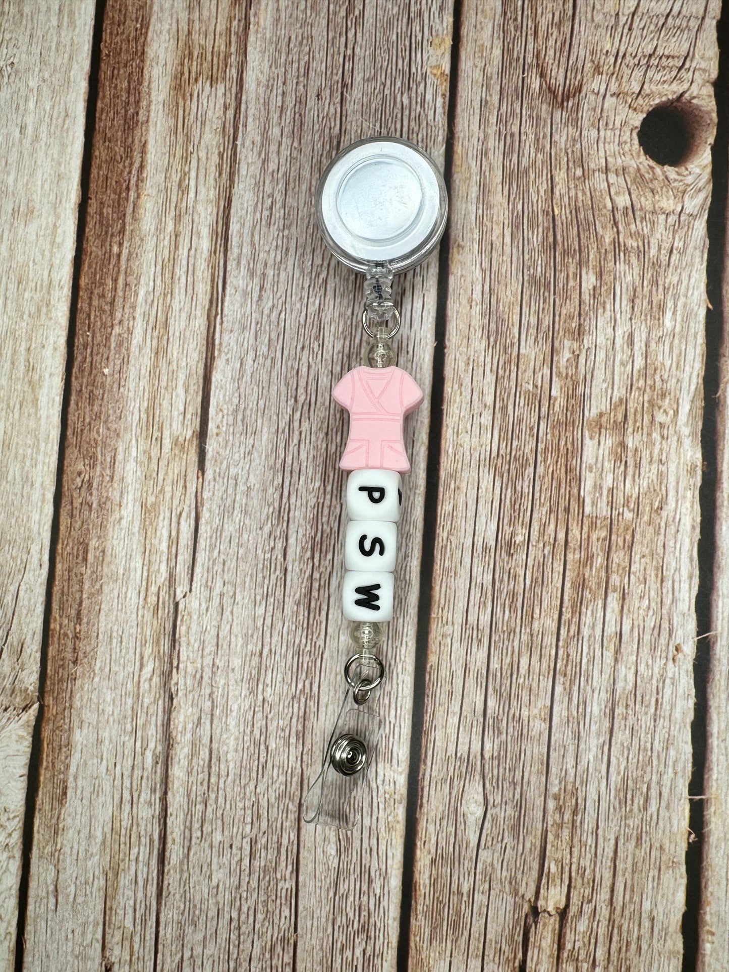 PSW Badge Reels – Stylish, Functional, and Made for Everyday Heroes! Gift for Personal Support Workers