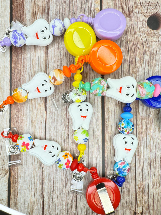 Badge Reels for Dental Professionals – Smile in Style!  perfect for dental students and assistants or hygienists too