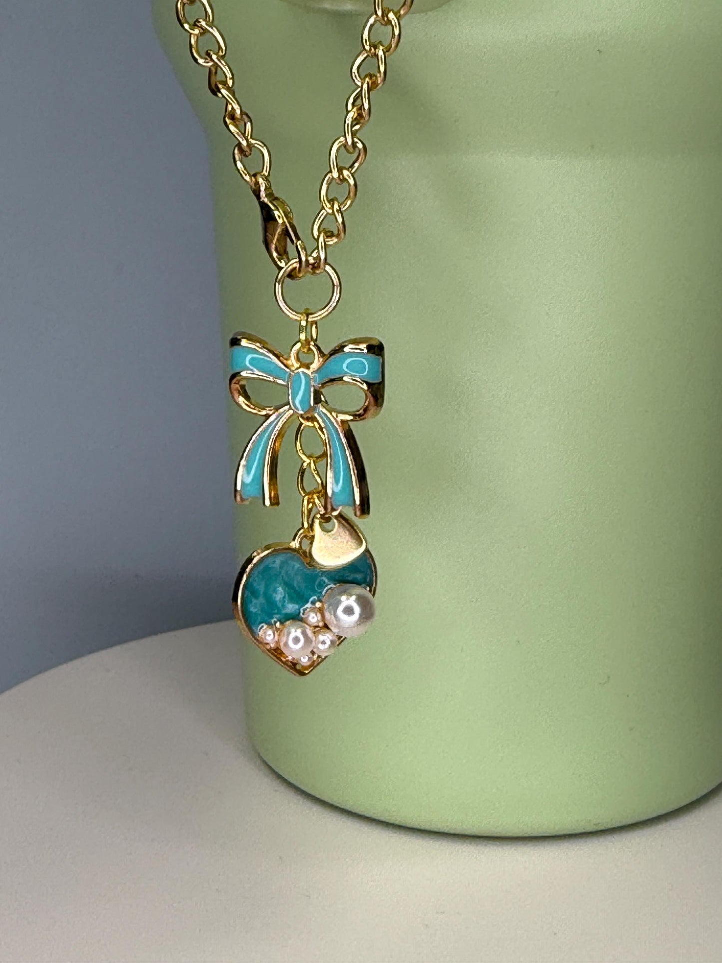 New Mom (baby blue) Enamel Charms