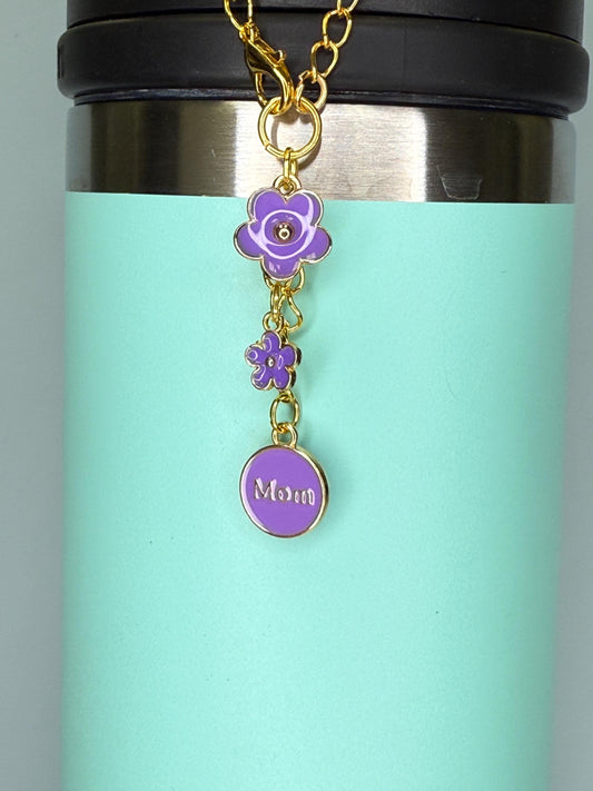 New Mom (Lilac) Enamel Charms
