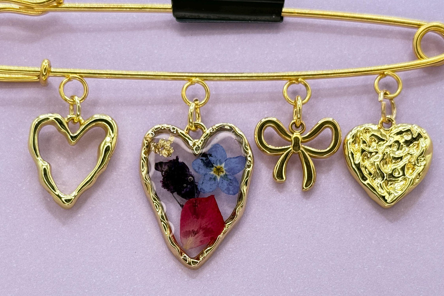 Hearts are Aflutter Pin Brooch – Valentine’s Day Collection | Gift for Her | Hat Pin | Bag Pin
