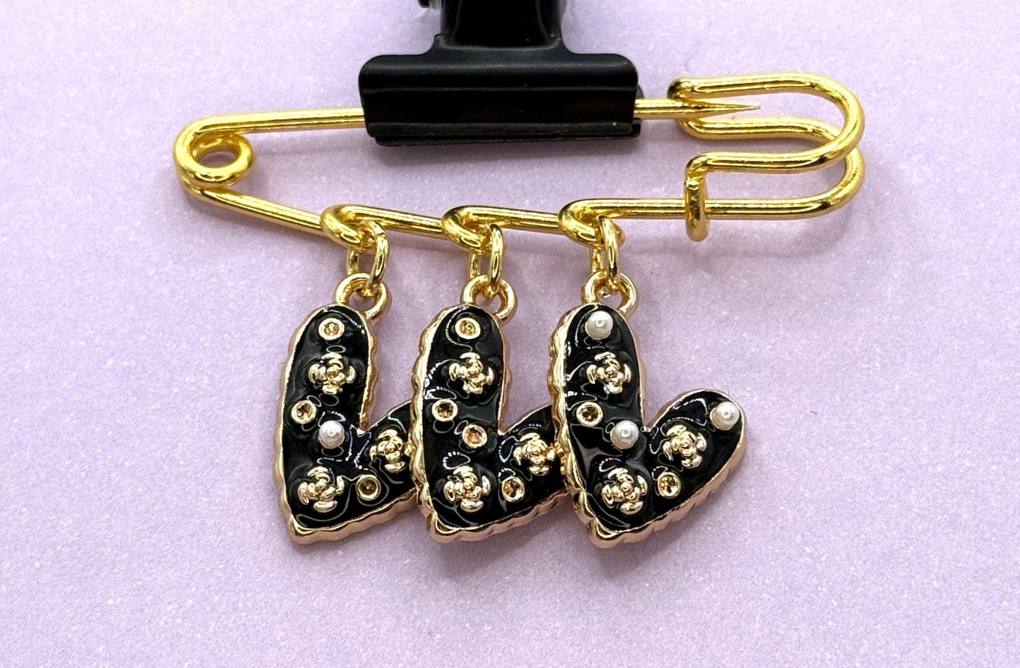 Hearts are Aflutter Pin Brooch – Valentine’s Day Collection | Gift for Her | Hat Pin | Bag Pin