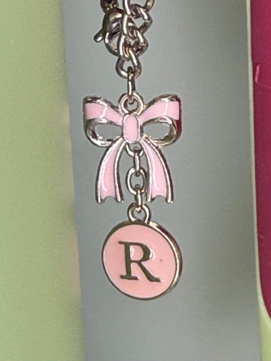 Pink Letter A-Z avail Enamel Charms for Stanley Tumbler Handles – Quencher, Gift for her, Olivia Rodrigo, Gift for Girl, Valentines Day