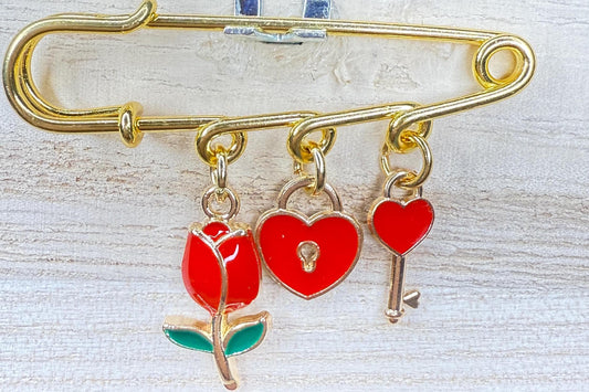Hearts are Aflutter Kilt Pins – Valentine’s Day Collection