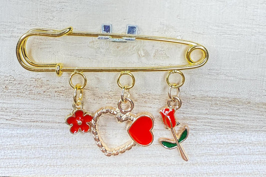 Hearts are Aflutter Kilt Pins – Valentine’s Day Collection