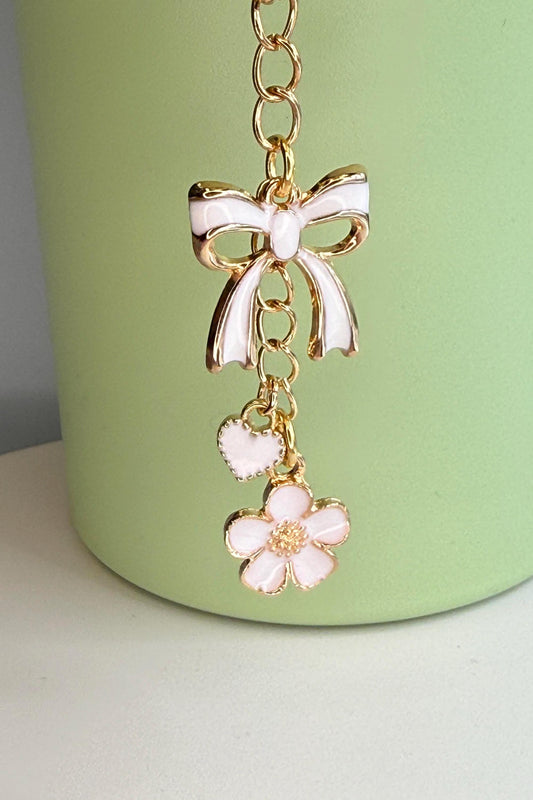 White Daisy Flower Enamel Charms for Stanley Tumbler, Quencher, Gift for girls, Olivia Rodrigo