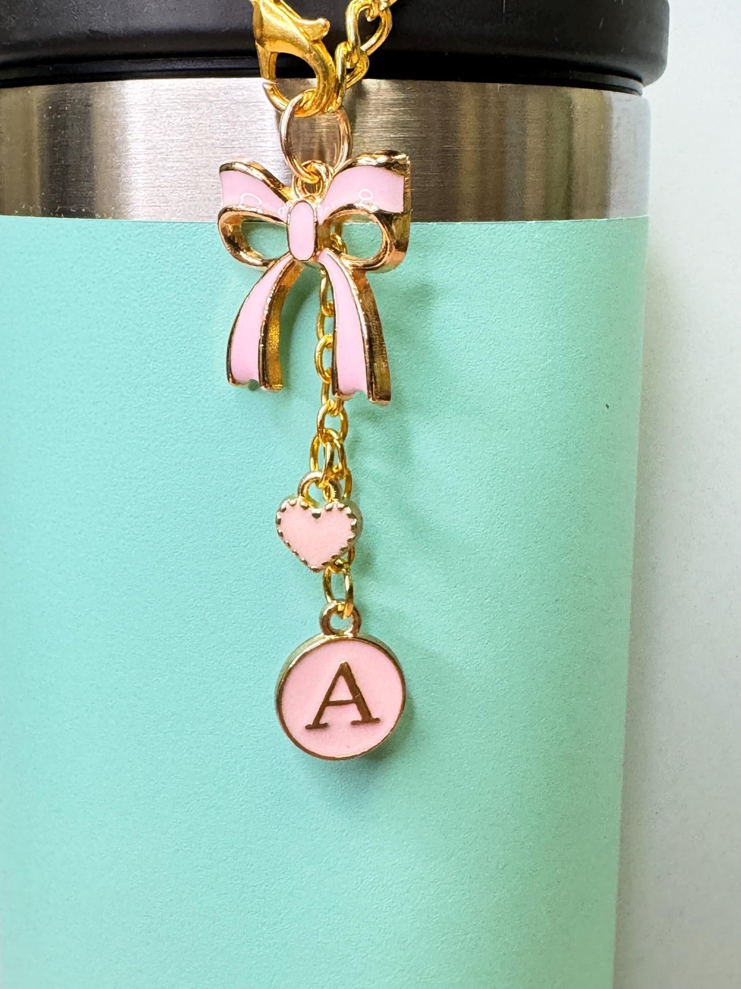 Enamel Charms for Stanley Tumbler Handles – Available in Pink, White, Black or Red for your Quencher, Tumbler, Olivia Rodrigo, Taylor Swift