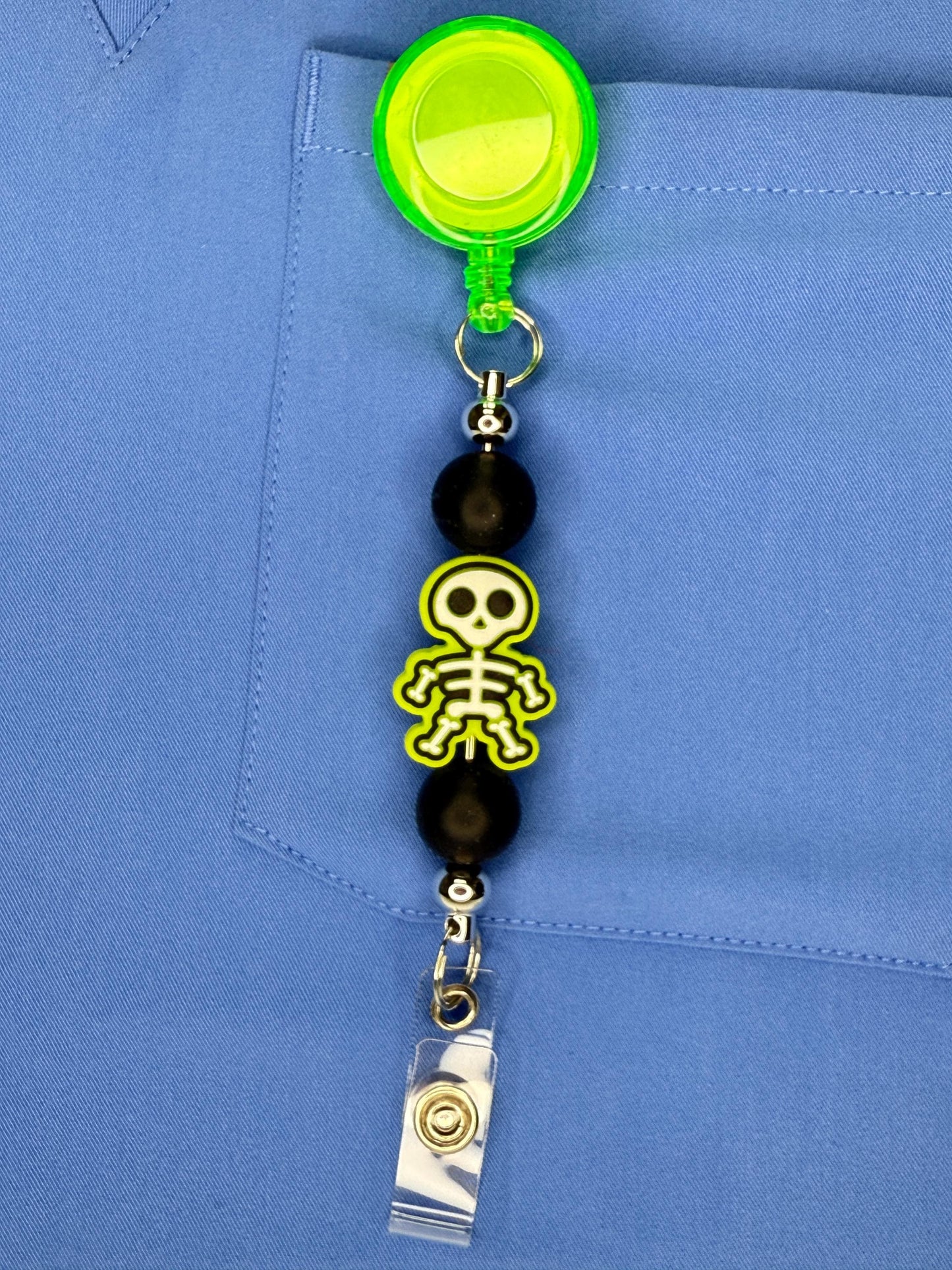 Spooktacular Halloween Badge Reels for Nurses – Skeletons, Gnomes & Cute Monsters | Fall ID Holder