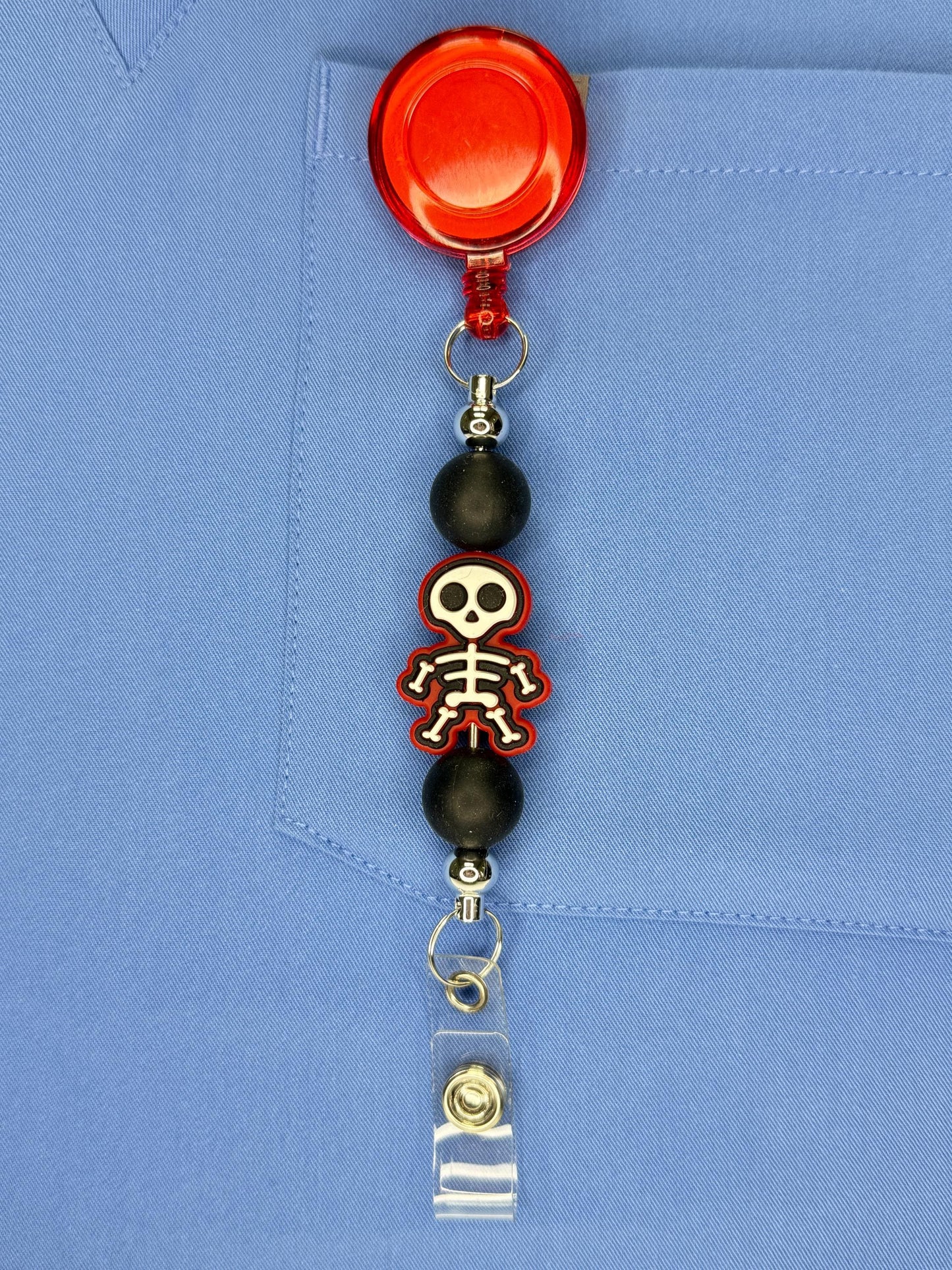 Spooktacular Halloween Badge Reels for Nurses – Skeletons, Gnomes & Cute Monsters | Fall ID Holder