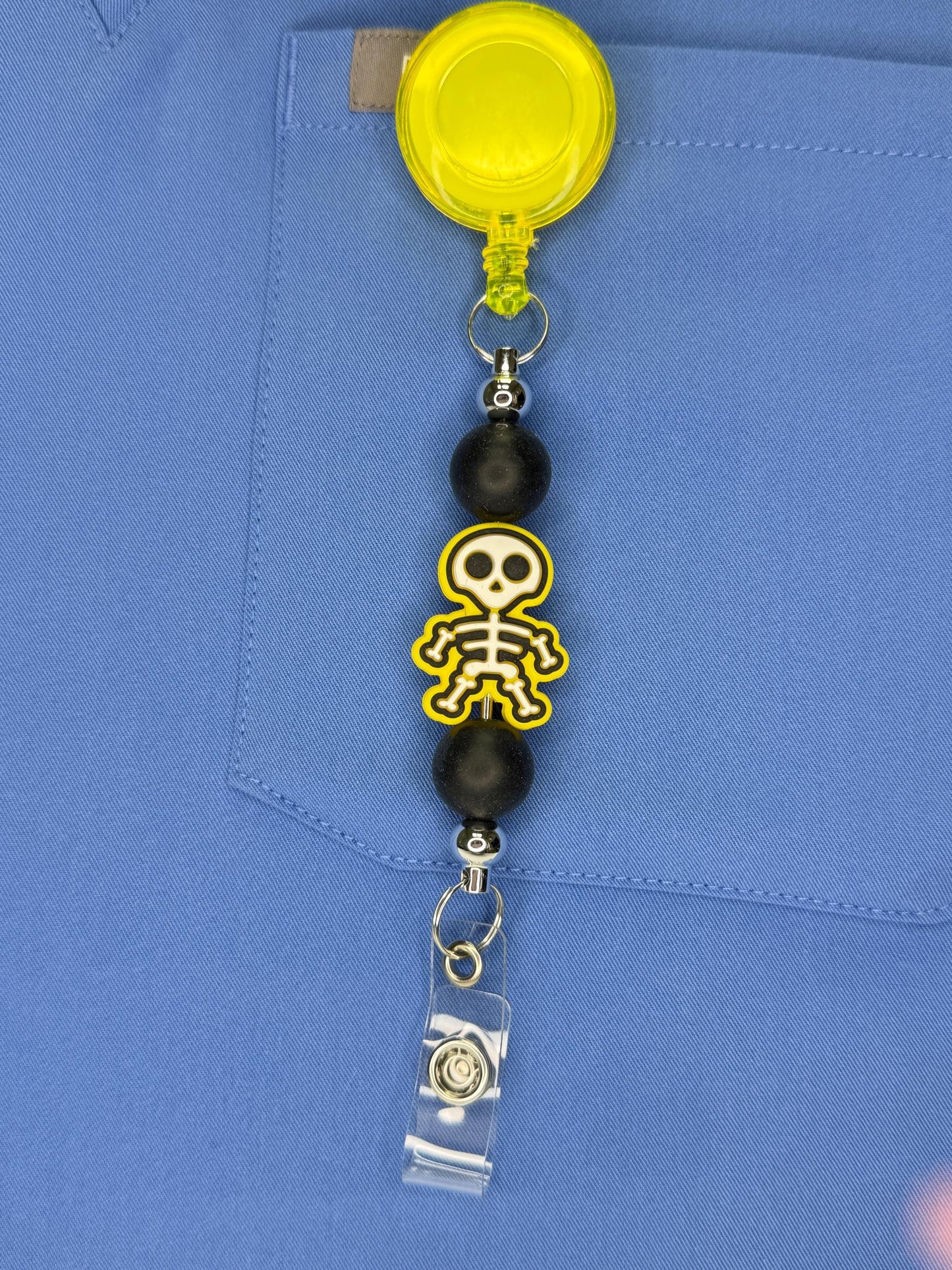 Spooktacular Halloween Badge Reels for Nurses – Skeletons, Gnomes & Cute Monsters | Fall ID Holder