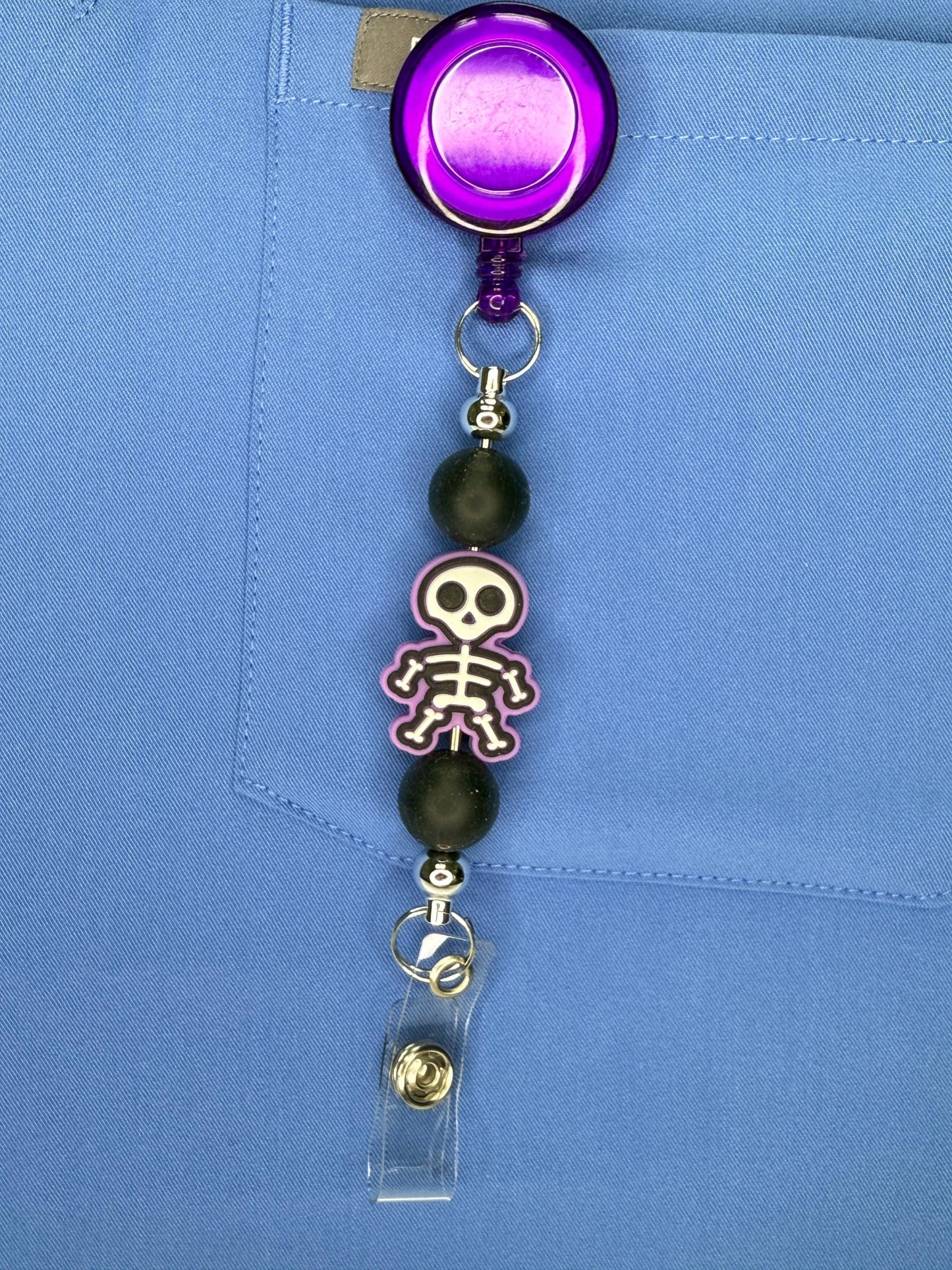 Spooktacular Halloween Badge Reels for Nurses – Skeletons, Gnomes & Cute Monsters | Fall ID Holder