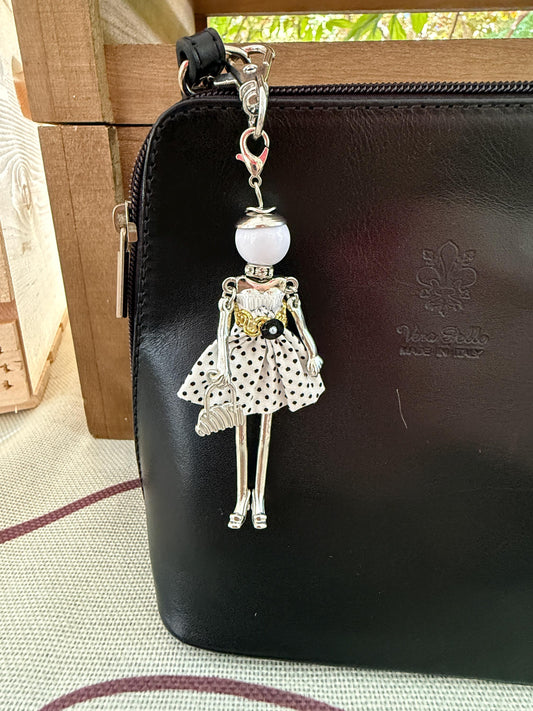 Bijou Dolls Silver Plated Figurine Purse Charm Purse Jewelry