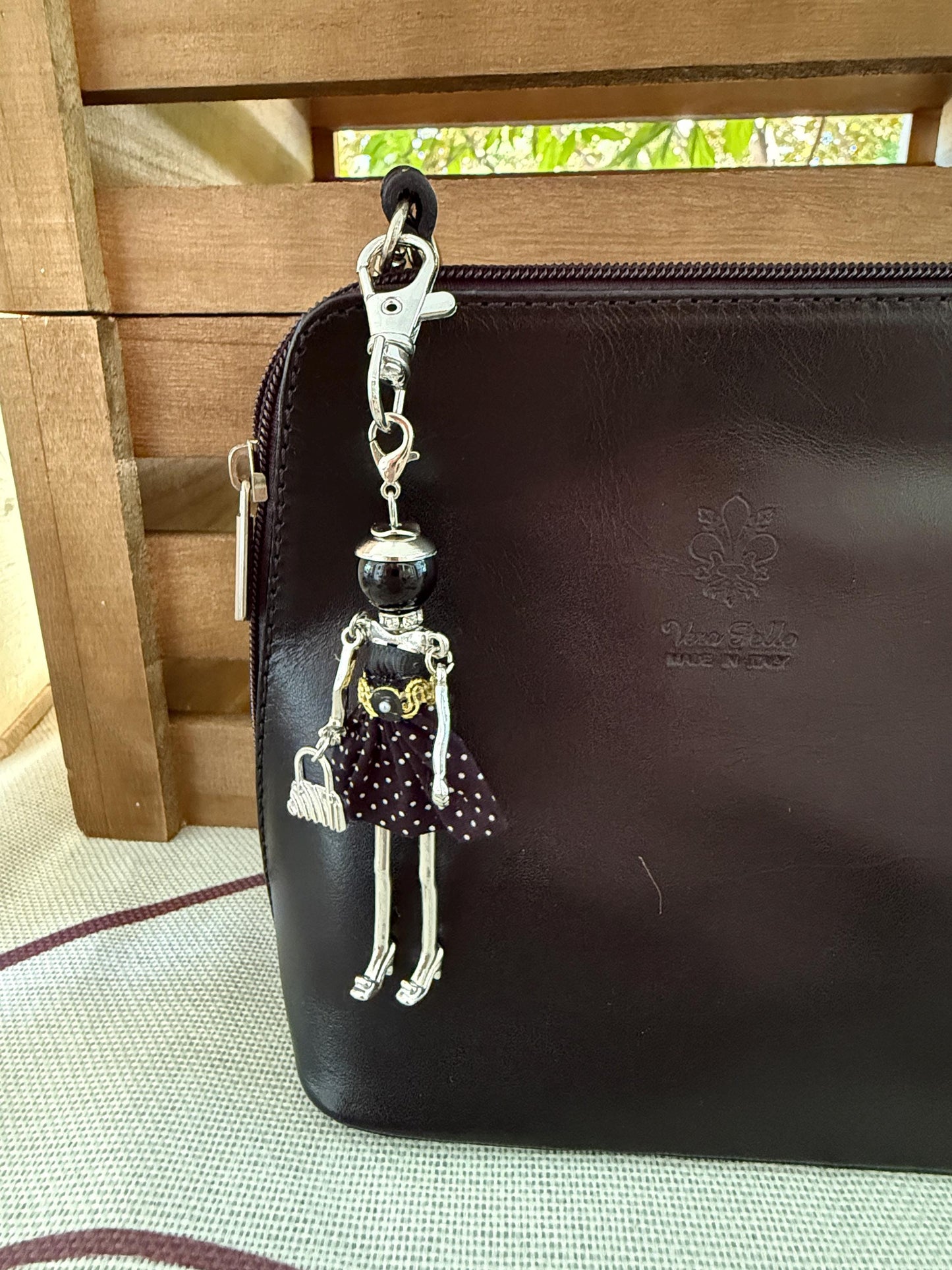 Bijou Dolls Silver Plated Figurine Purse Charm Purse Jewelry