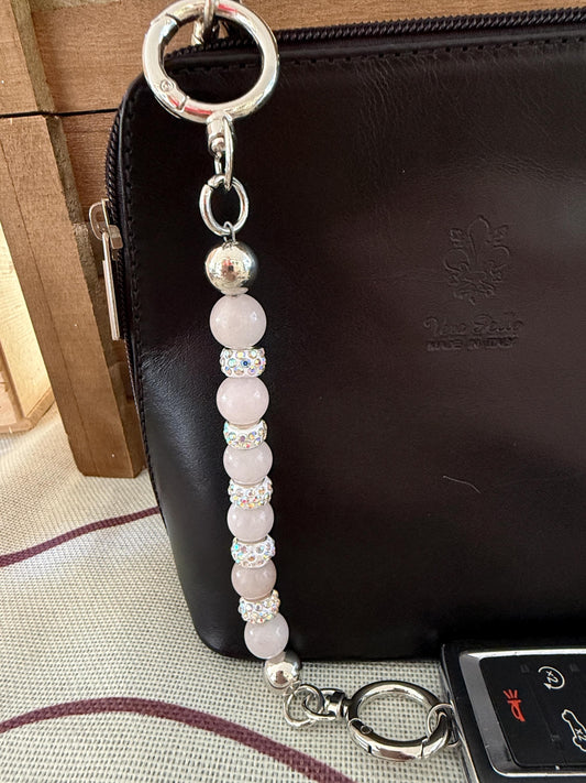 Beaded Purse Key Finder: Handmade Handbag Charm Jewelry