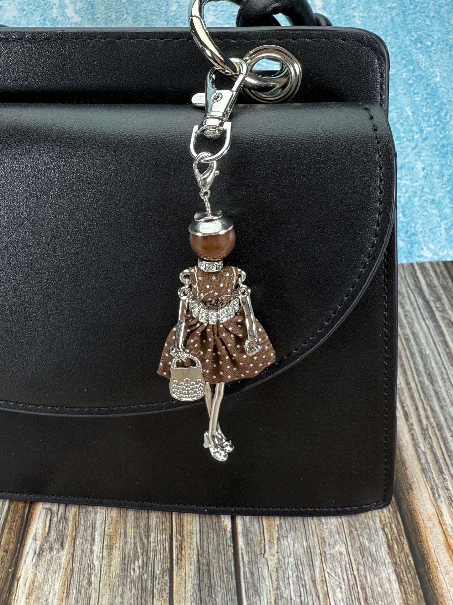 Bijou Dolls Silver Plated Figurine Purse Charm Purse Jewelry