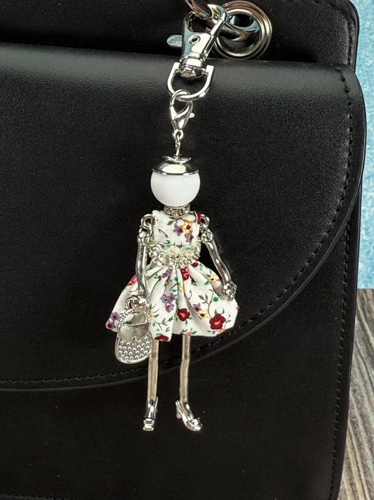 Bijou Dolls Silver Plated Figurine Purse Charm Purse Jewelry