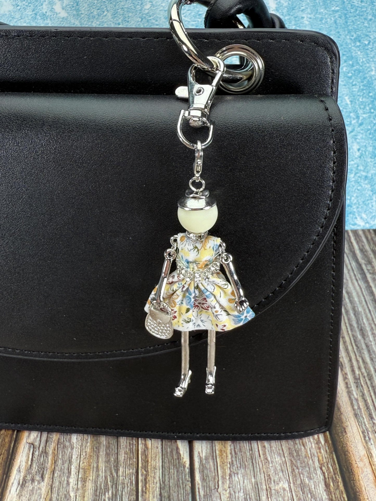 Bijou Dolls Silver Plated Figurine Purse Charm Purse Jewelry
