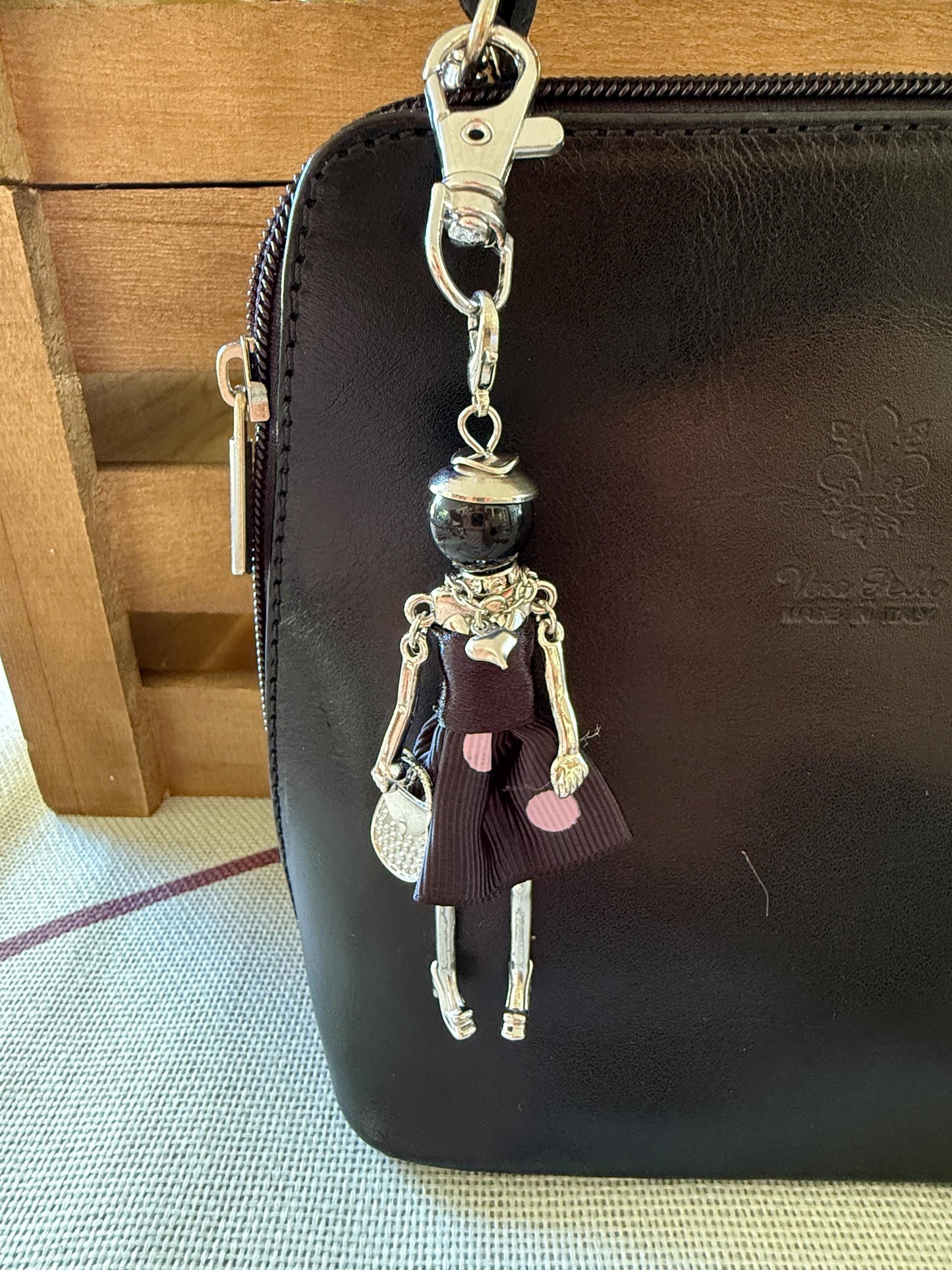 Bijou Dolls Silver Plated Figurine Purse Charm Purse Jewelry
