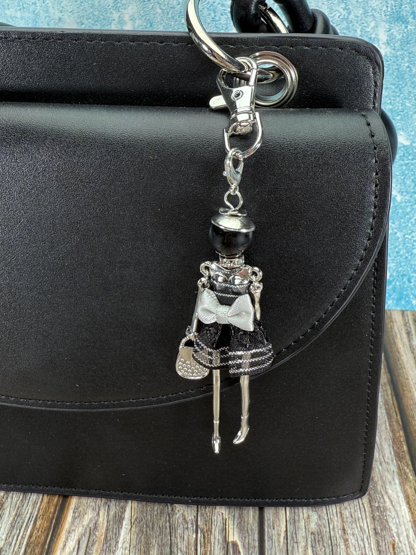 Bijou Dolls Silver Plated Figurine Purse Charm Purse Jewelry