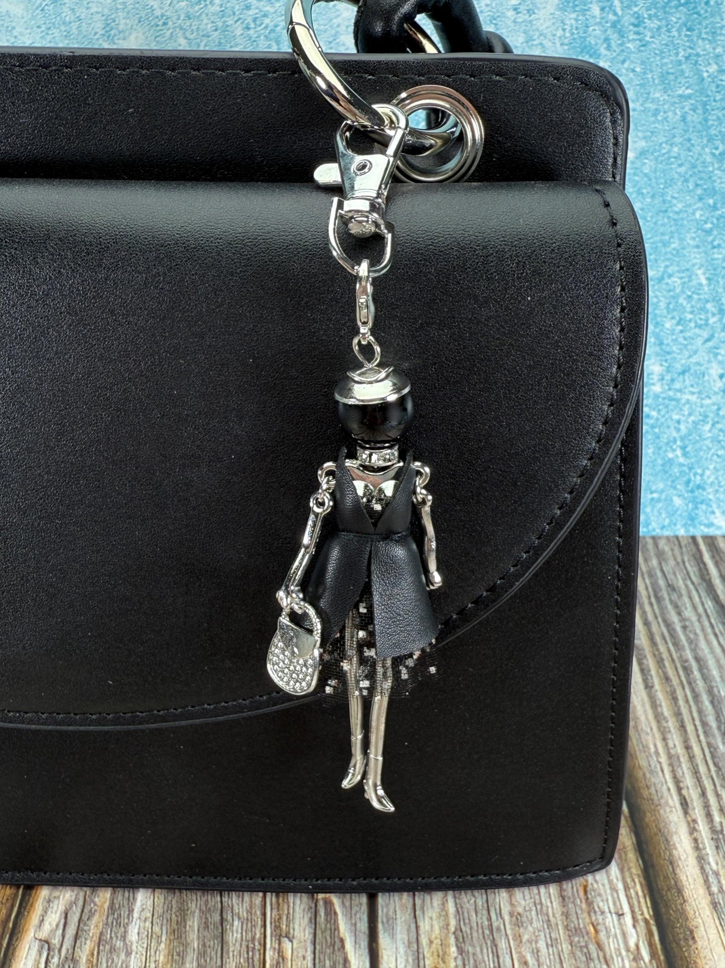Bijou Dolls Silver Plated Figurine Purse Charm Purse Jewelry