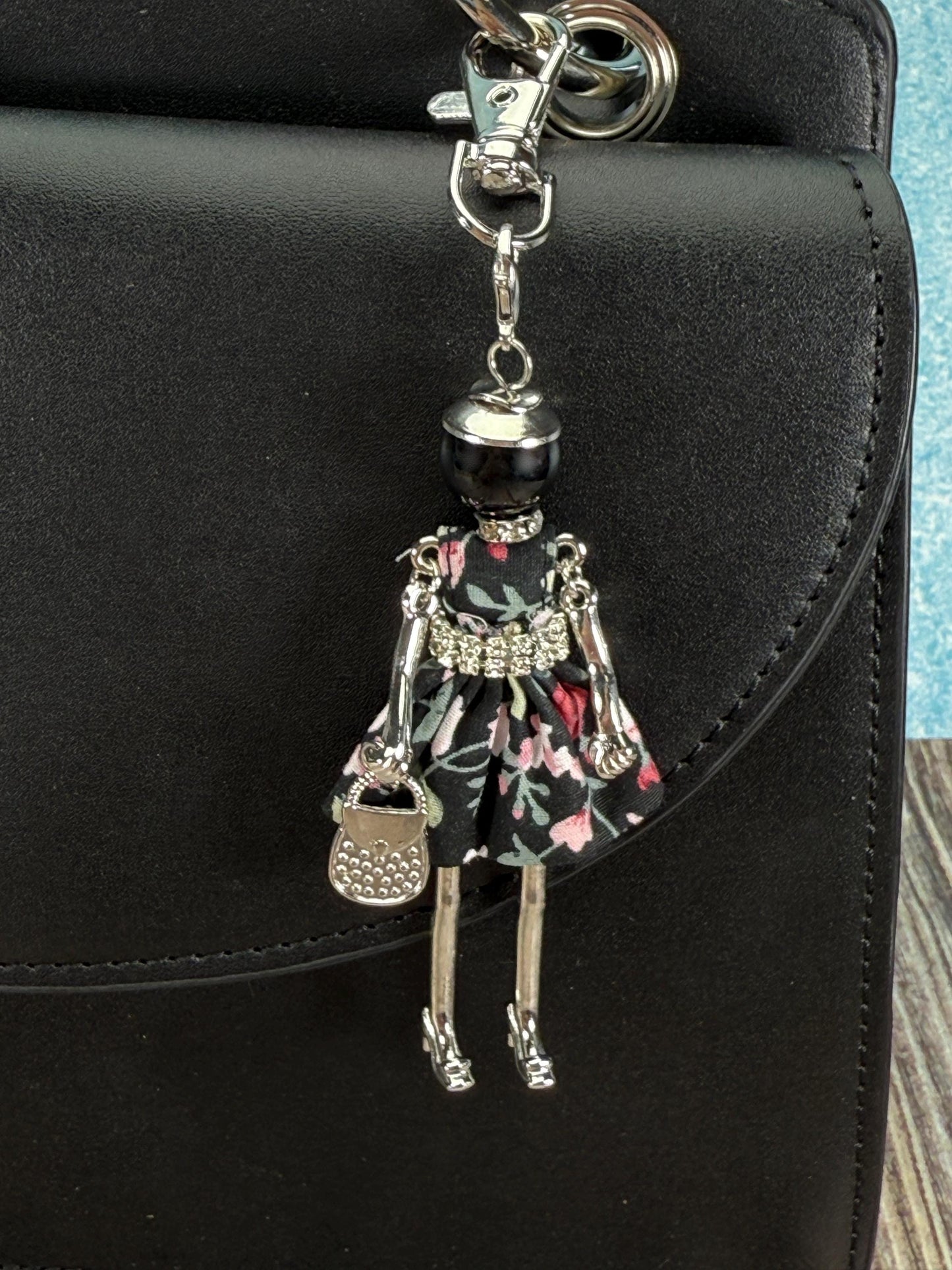 Bijou Dolls Silver Plated Figurine Purse Charm Purse Jewelry
