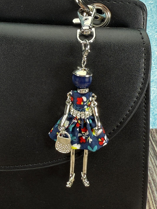 Bijou Dolls Silver Plated Figurine Purse Charm Purse Jewelry