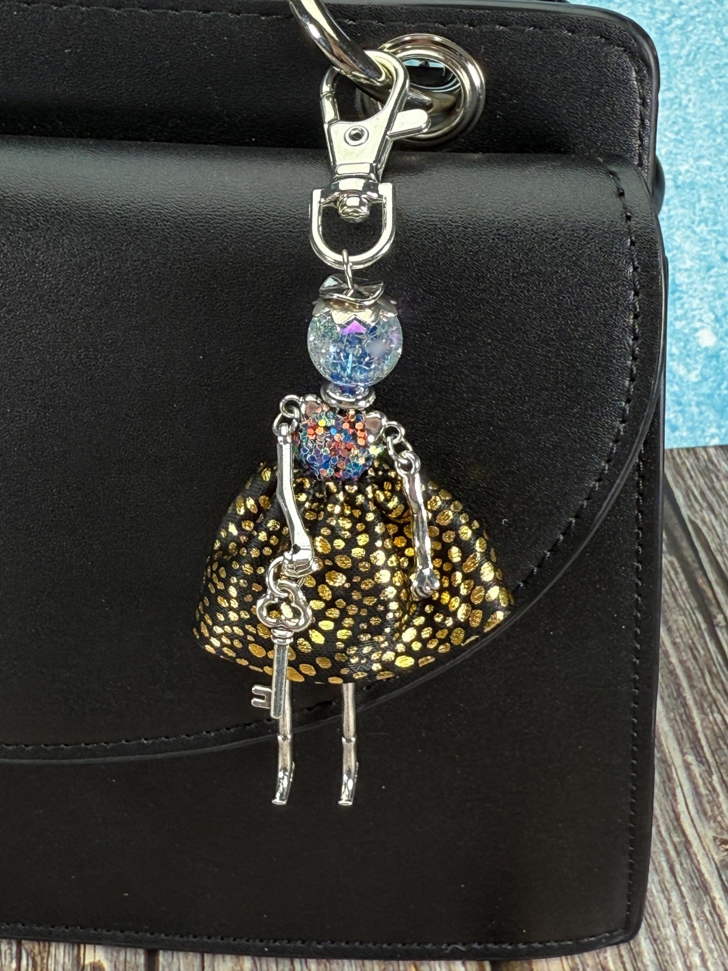 Bijou Dolls Silver Plated Figurine Purse Charm Purse Jewelry