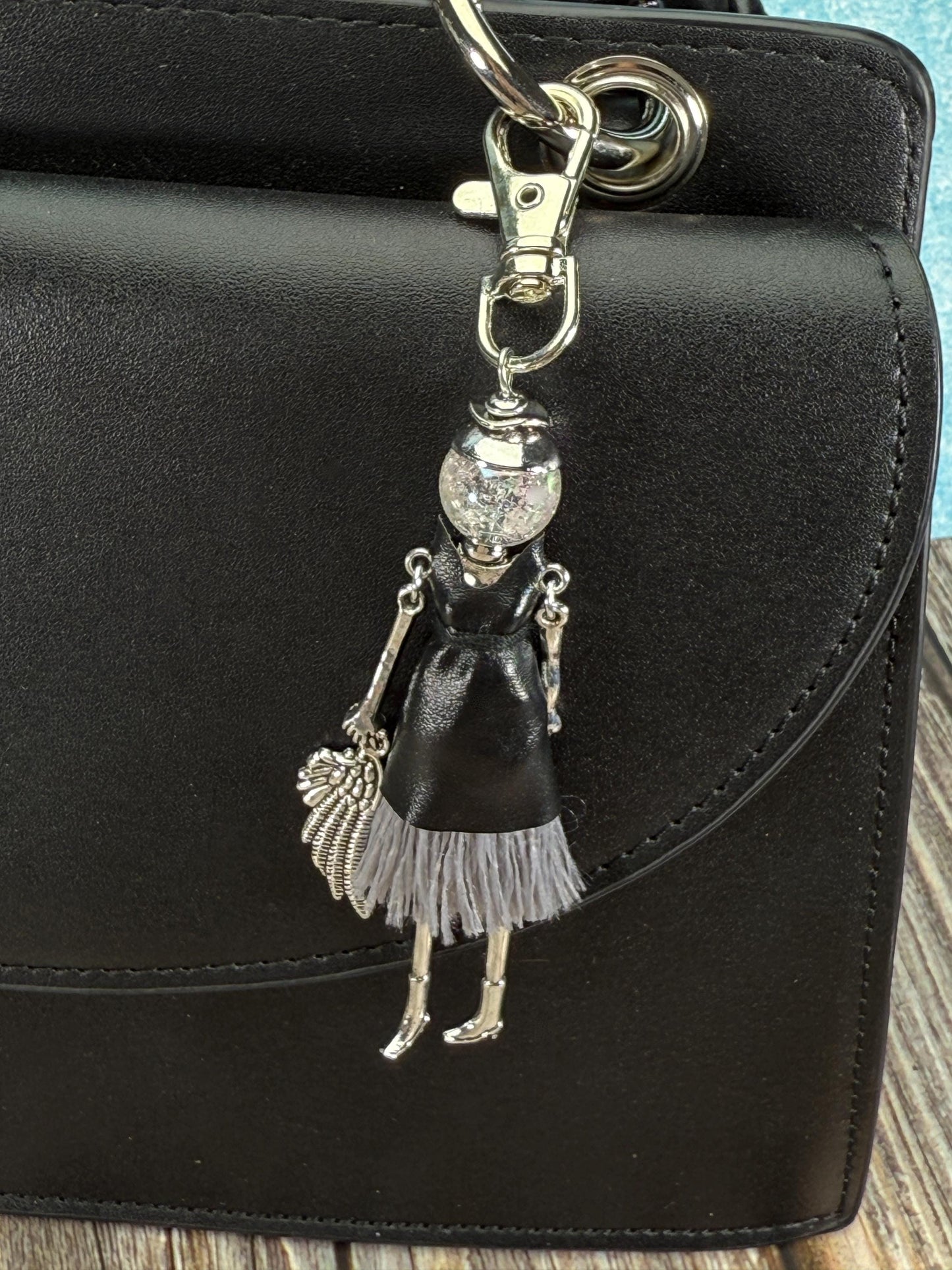 Bijou Dolls Silver Plated Figurine Purse Charm Purse Jewelry