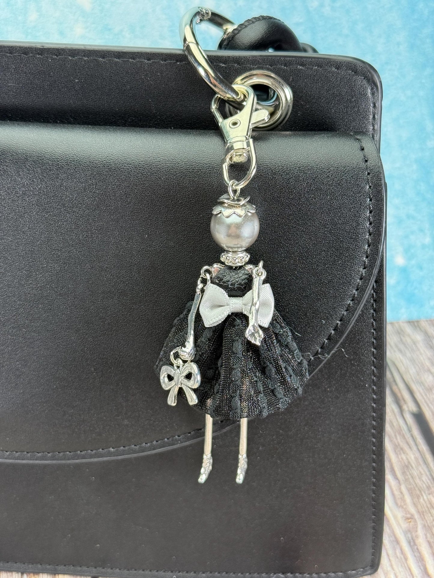 Bijou Dolls Silver Plated Figurine Purse Charm Purse Jewelry