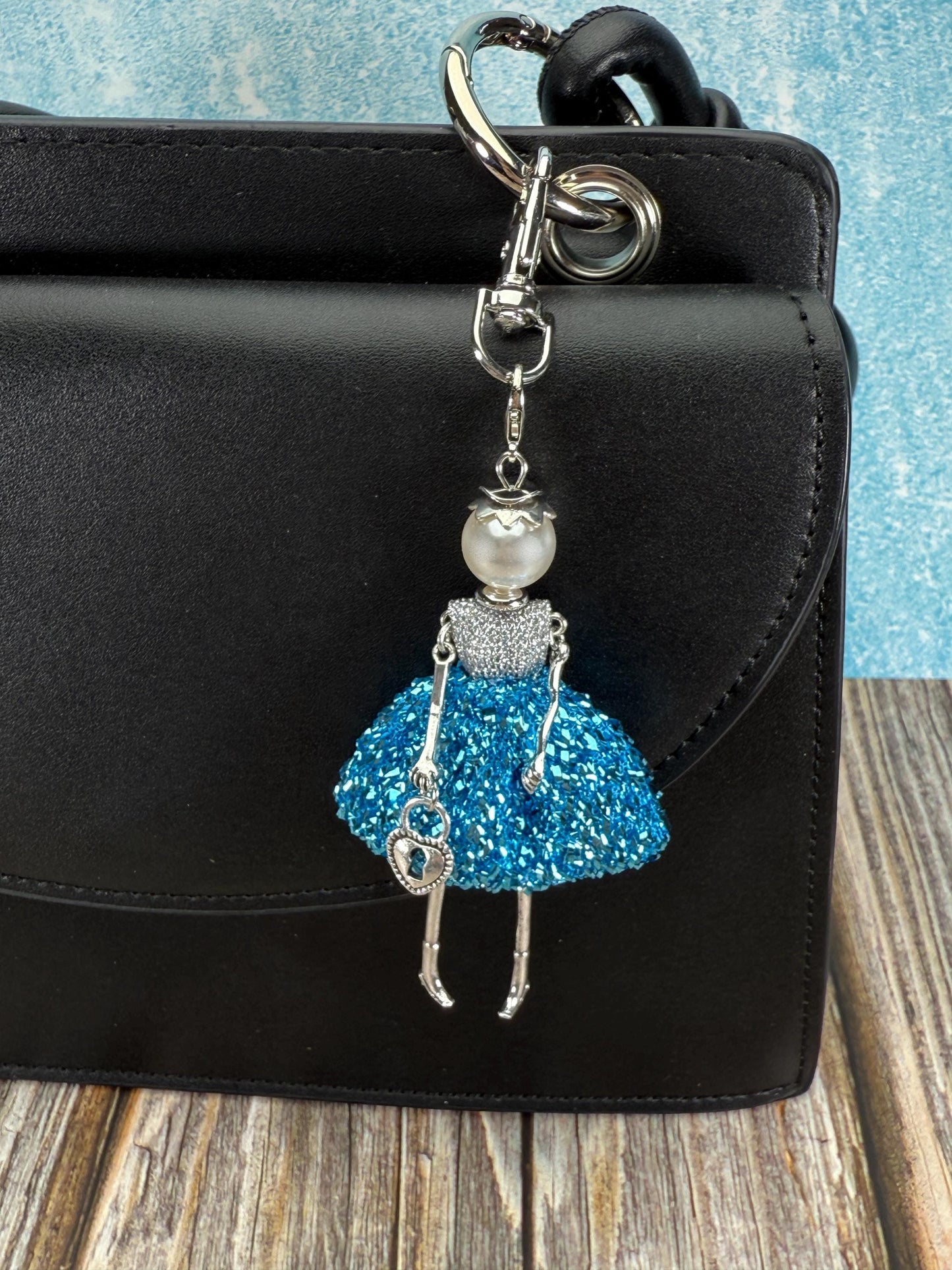Bijou Dolls Silver Plated Figurine Purse Charm Purse Jewelry