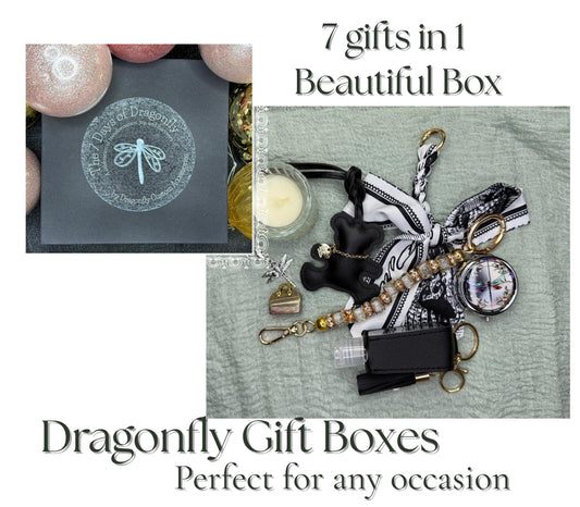 Seven Days of Dragonfly Black Gift Box | Limited Edition 7 piece Bear Gift Set