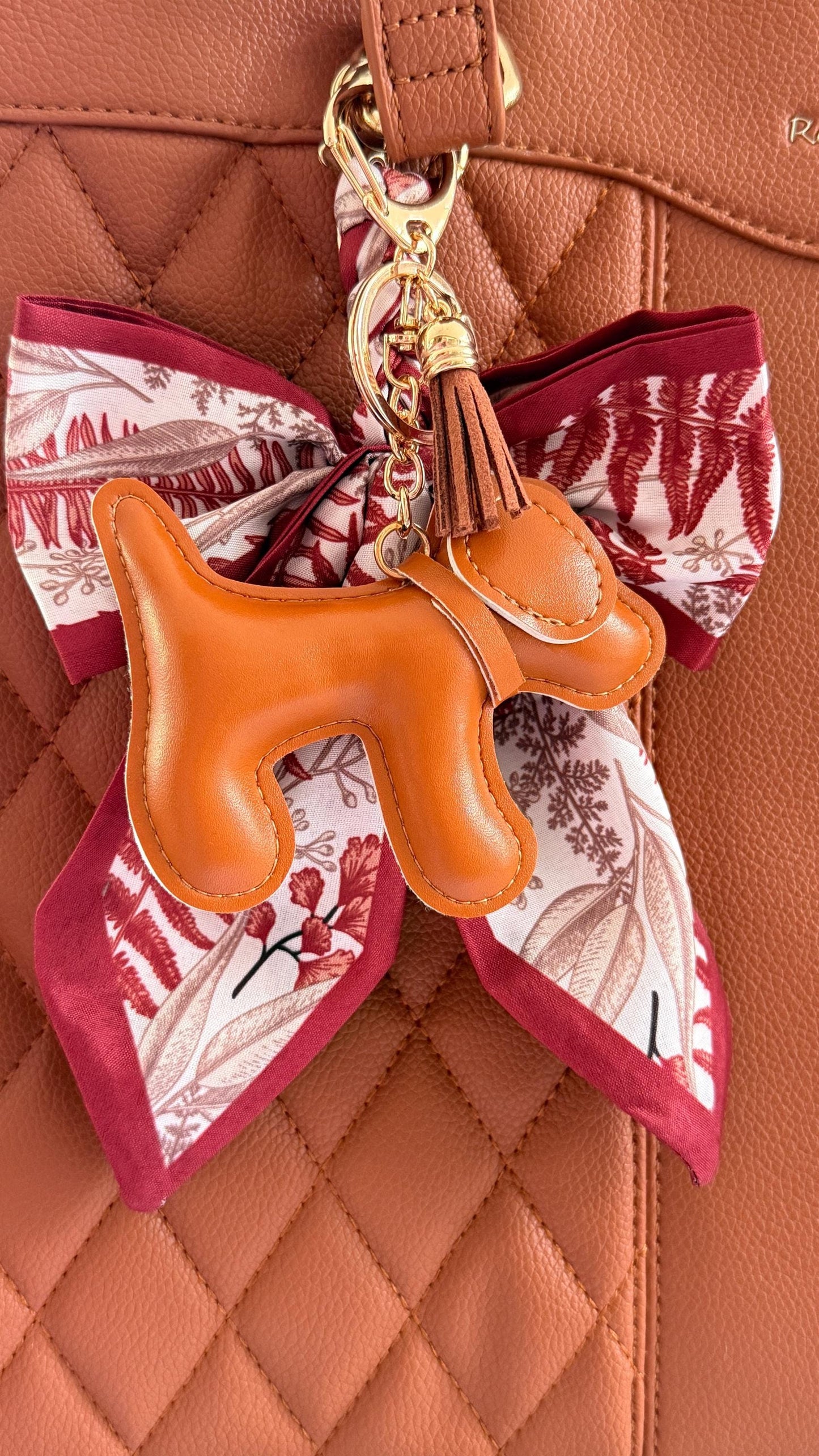 Dog Purse Pet Charm – 3–4" Vegan Leather Bag Accessory | Faux Leather Dog Keychain for Handbags, Totes & Backpacks | Gift for Dog Lovers