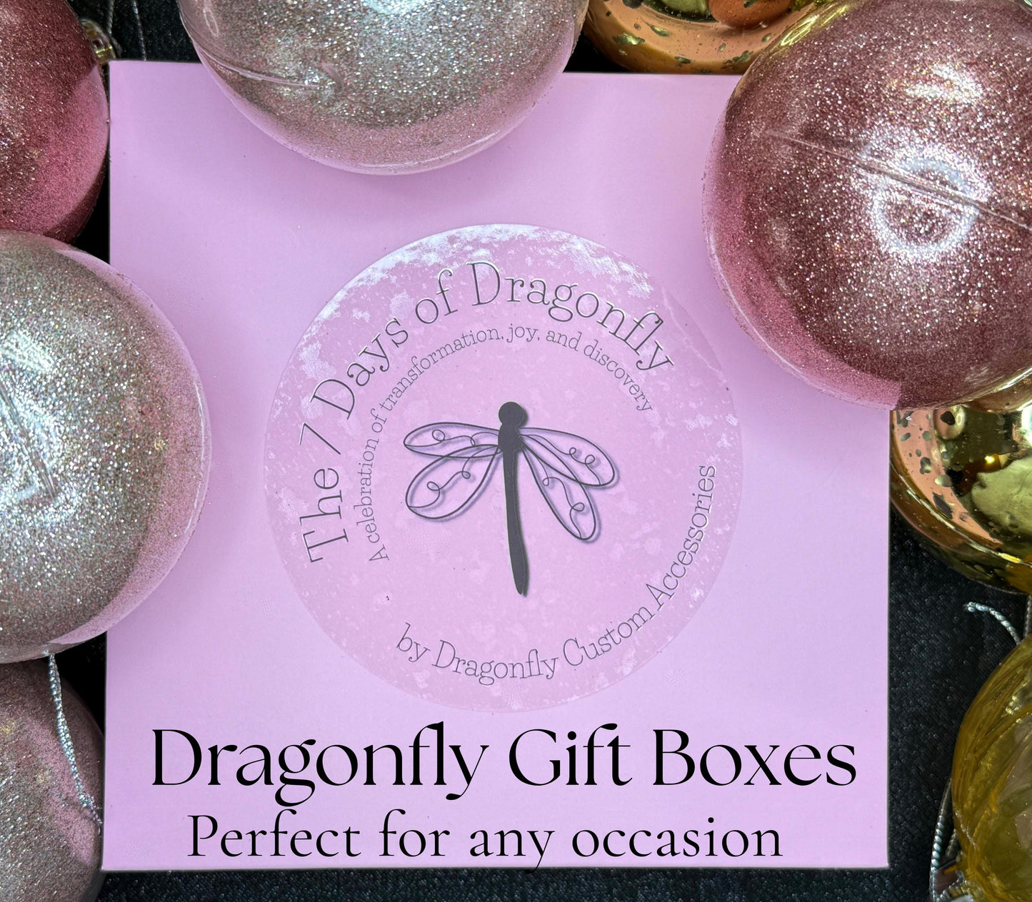 Seven Days of Dragonfly Pink Gift Box | Limited Edition 7 piece Bear Gift Set