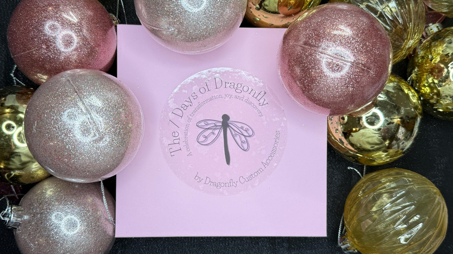 The 7 Days of Dragonfly Gift Box | Limited Edition Gift Set One-of-a-Kind Self-Care & Accessory Box Unique Handmade Gift for Her
