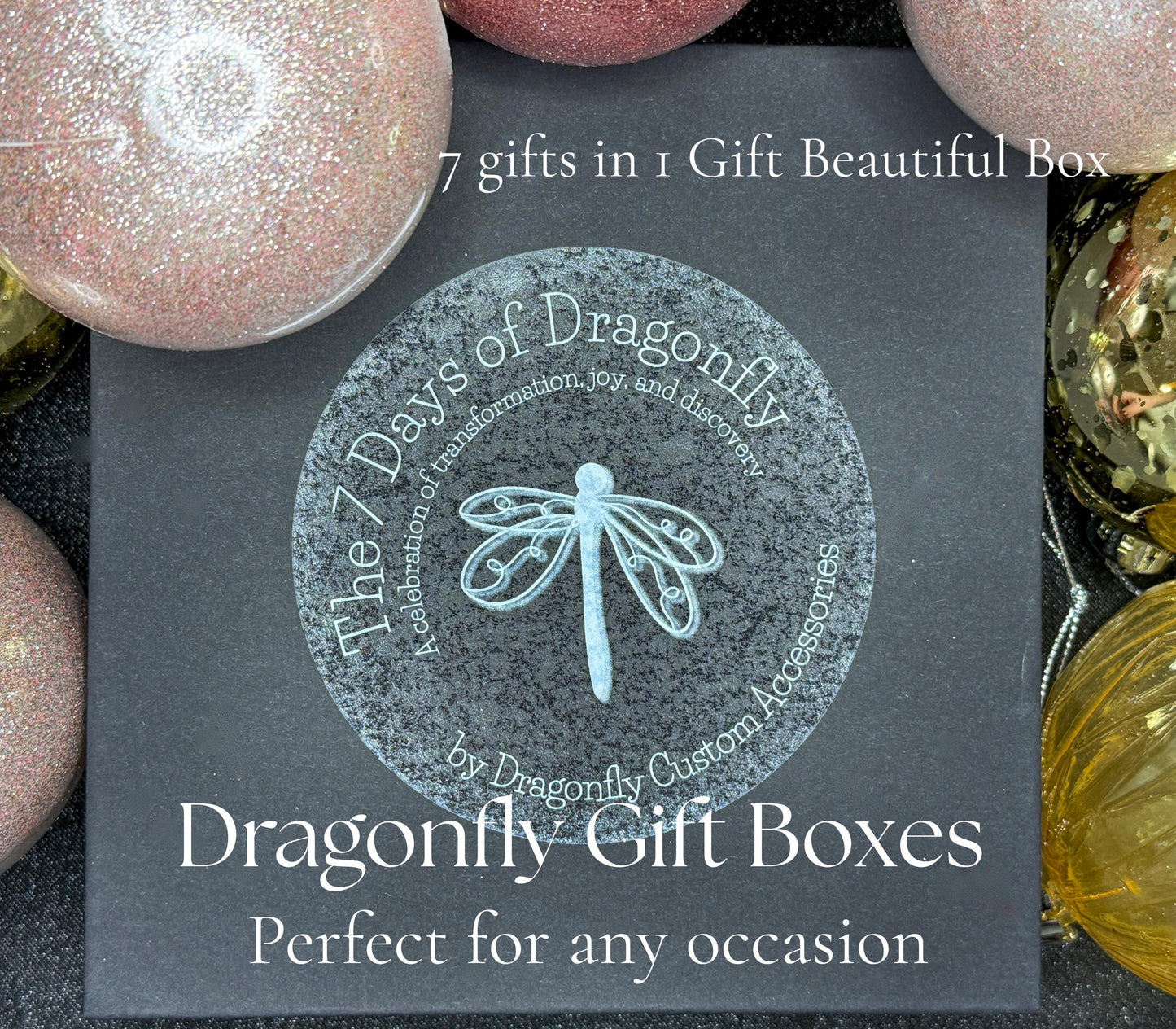 Seven Days of Dragonfly Black Gift Box | Limited Edition 7 piece Bear Gift Set